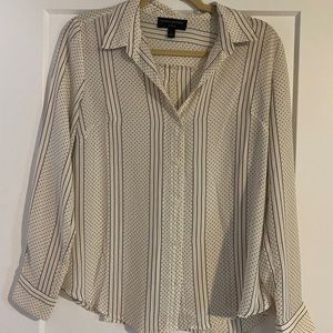 Banana Republic Printed Button Down